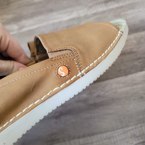 Softinos Tee Slingback Sandals Tan open toe sandls - Picture 6 of 10